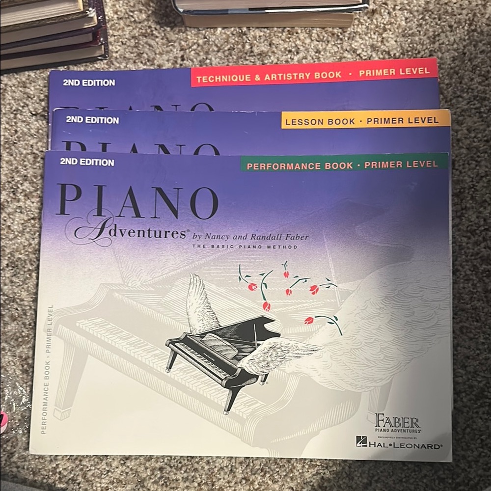 Piano Adventures 2nd Edition Book Set Primer Level 3 Books